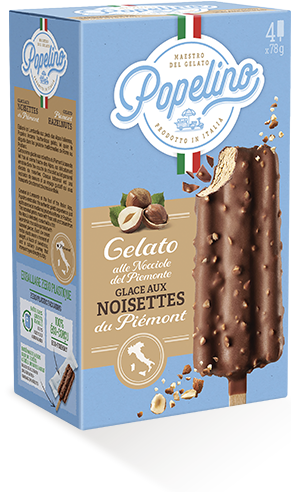Boîte glaces noisettes du Piemont - Popelino