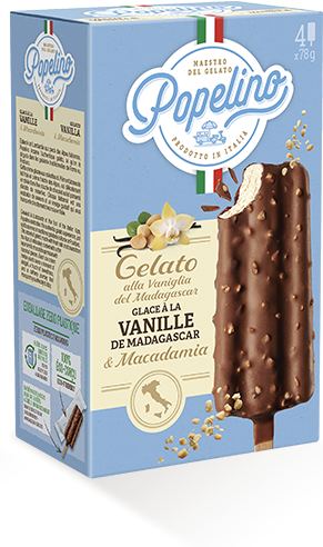 Boîte glaces vanille de Madagascar macadamia - Popelino