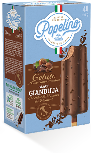 Boîte glaces Gianduja Popelino